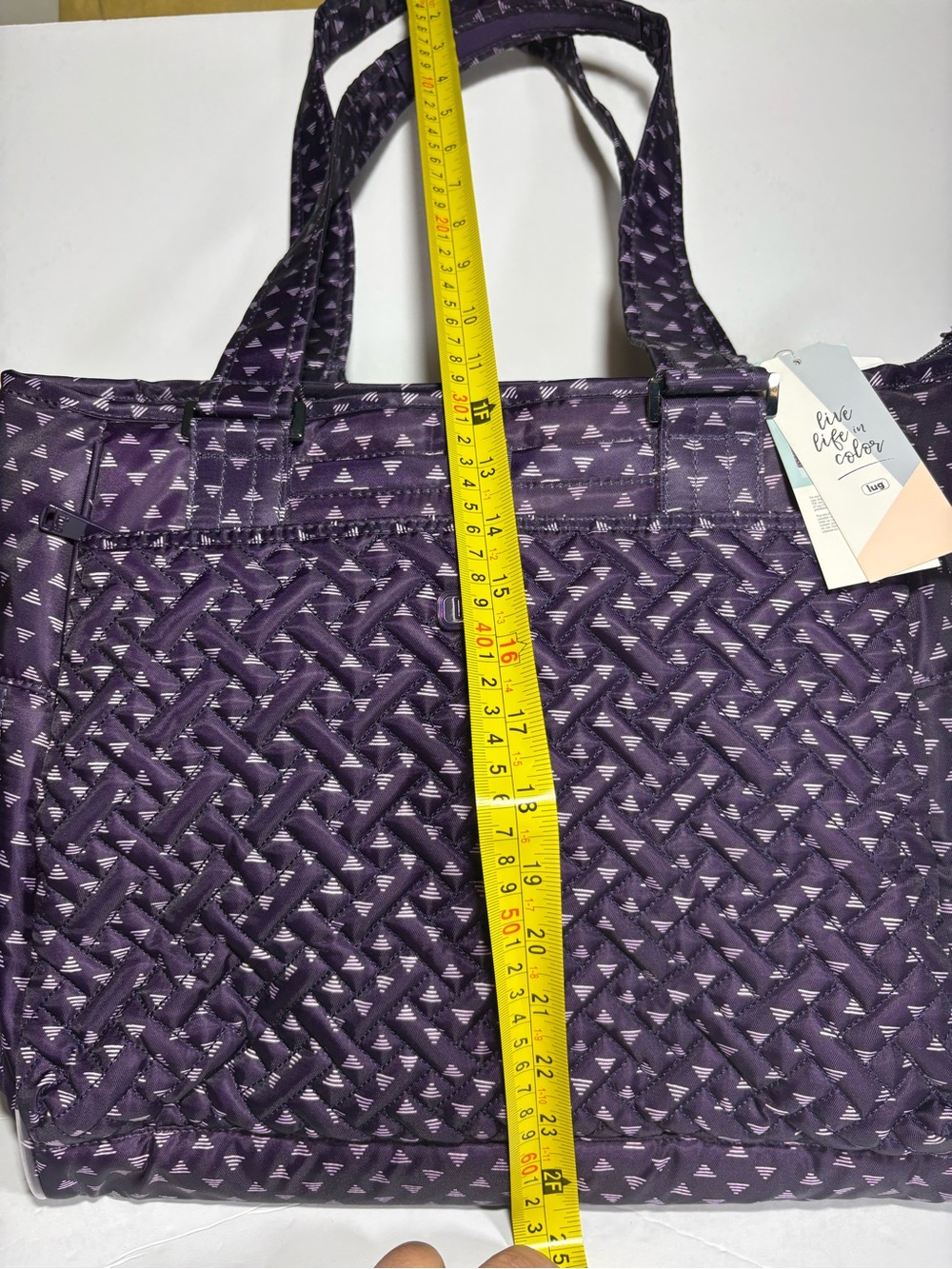 Lug Cabby Shopper Tote Triangle Concord NWT Never Used - Picture 11 of 16